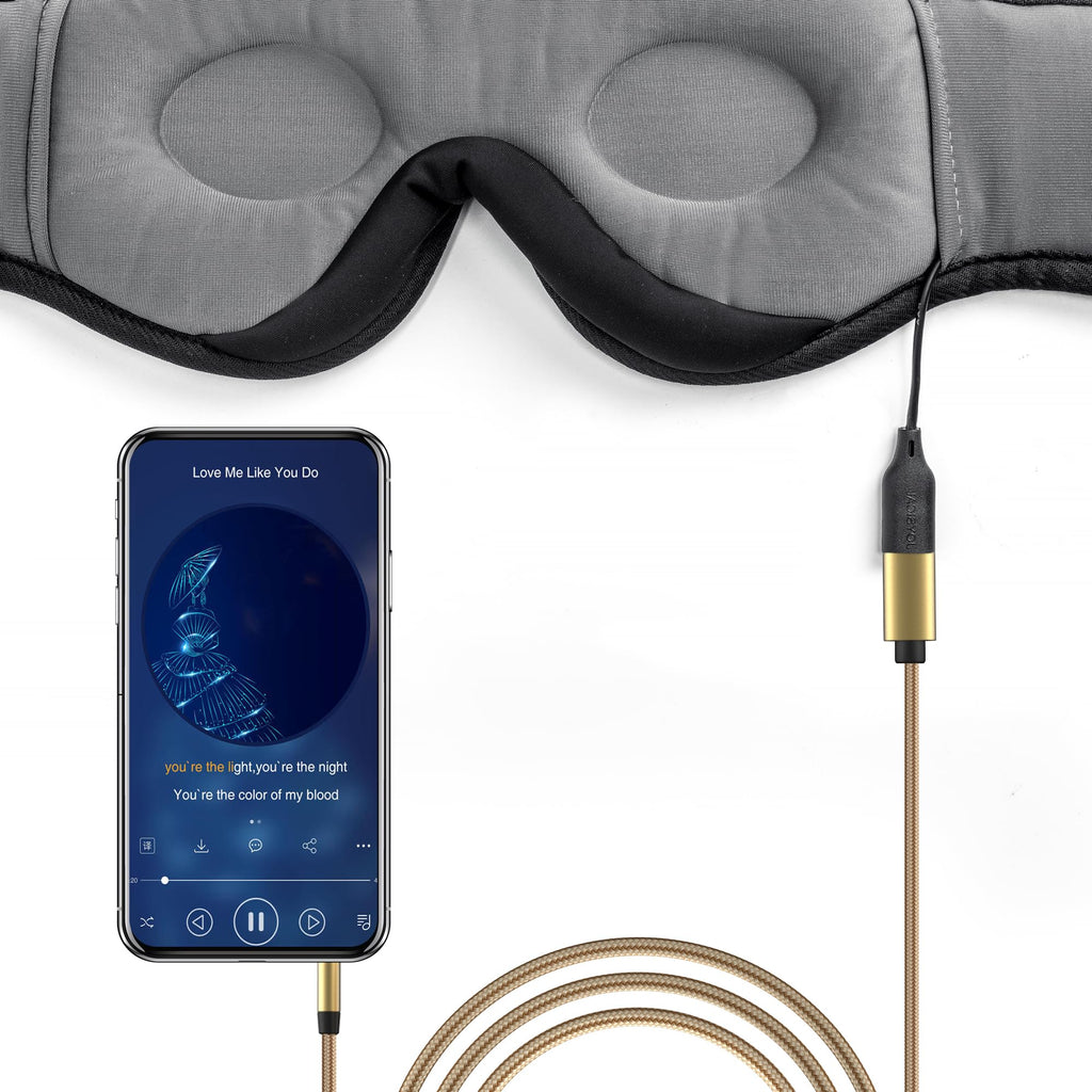 3D Sleep Mask with Bluetooth Headphones B128