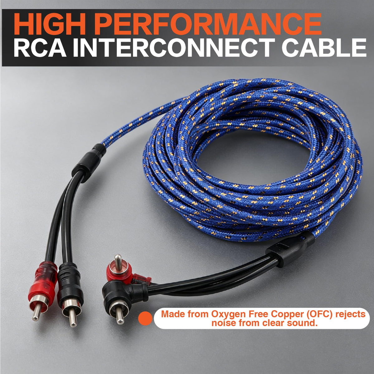 0 Gauge Car Audio Amp Wiring Kit 3000W with Bass Knob O178044