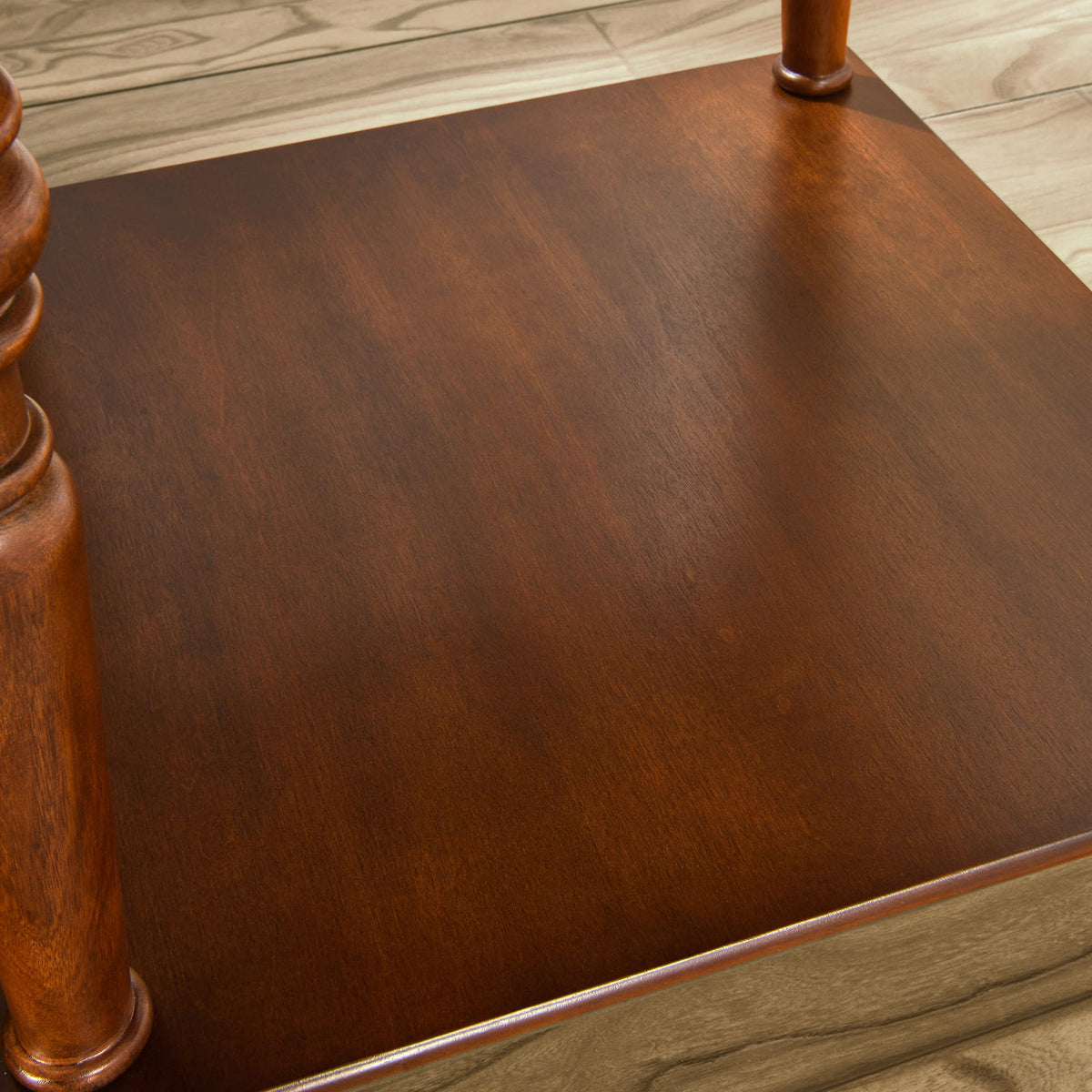 Solid Wood End Table with Drawer P1268