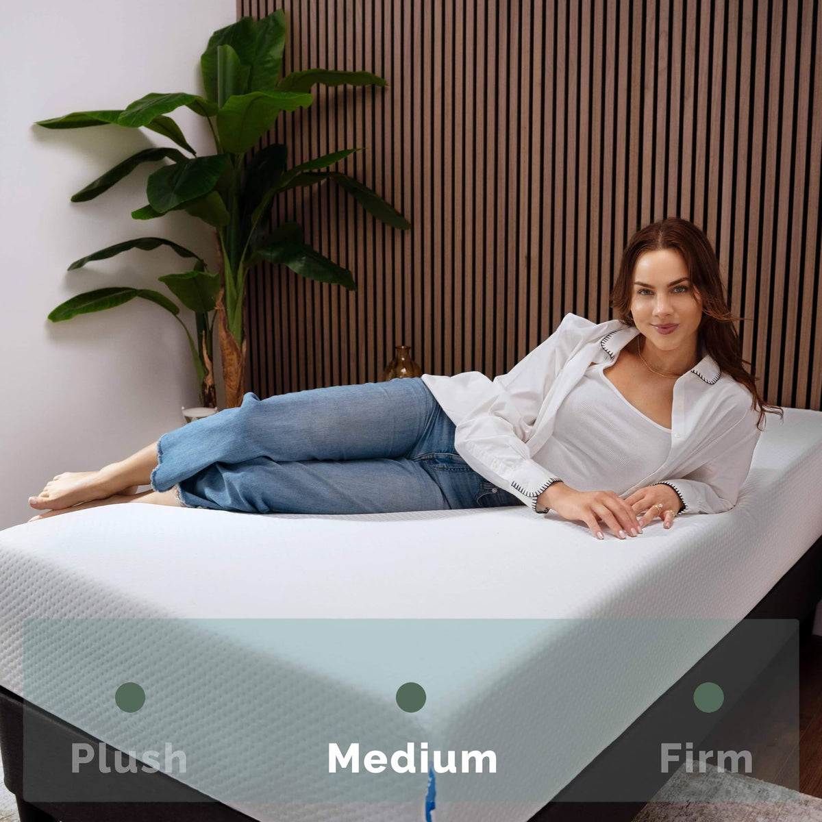 Green Tea 8 Inch Cooling Graphite Memory Foam Twin Mattress Z204