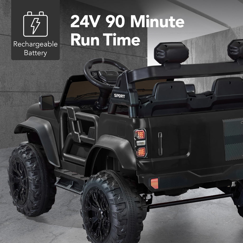24V 2-Seater Electric Ride On Car Truck Q988201