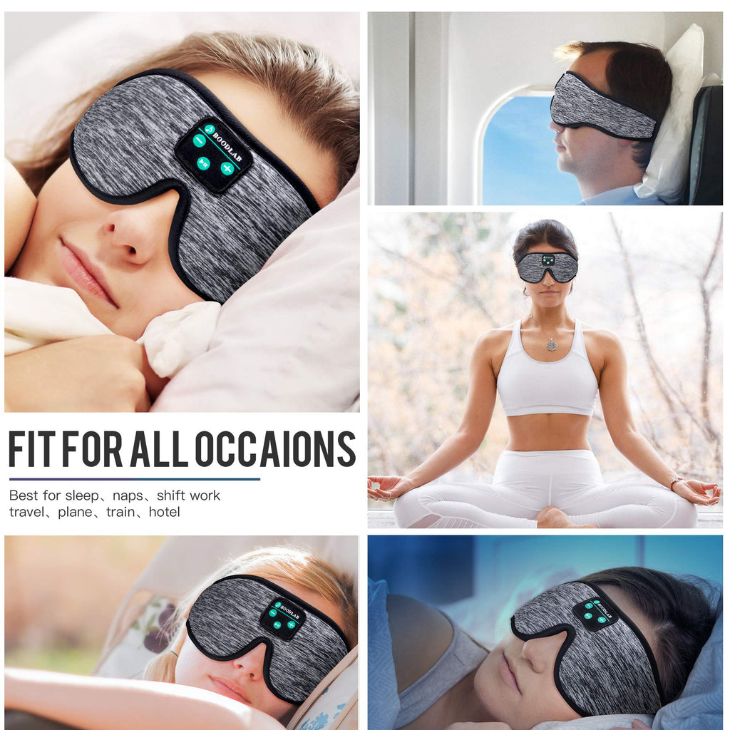 3D Sleep Mask with Bluetooth Headphones B128