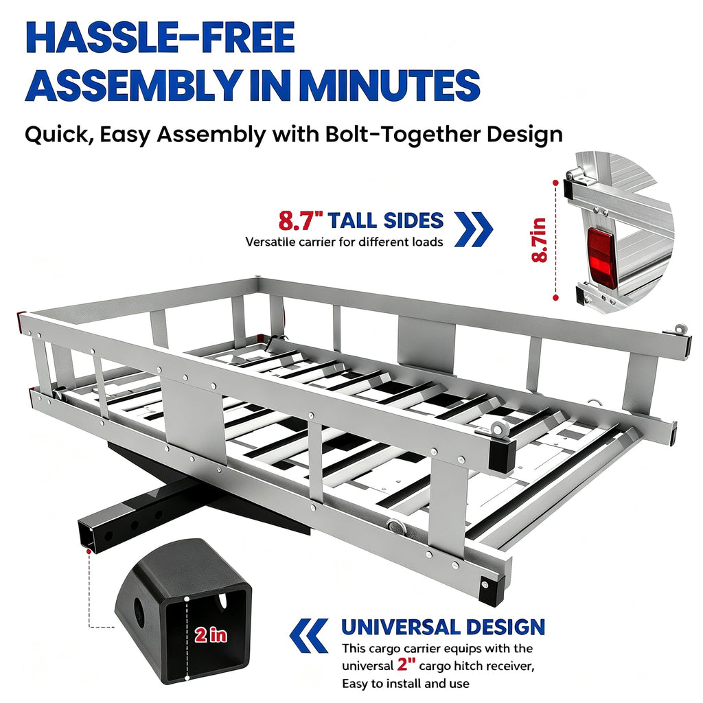 Hitch Cargo Carrier with Folding Ramp N967