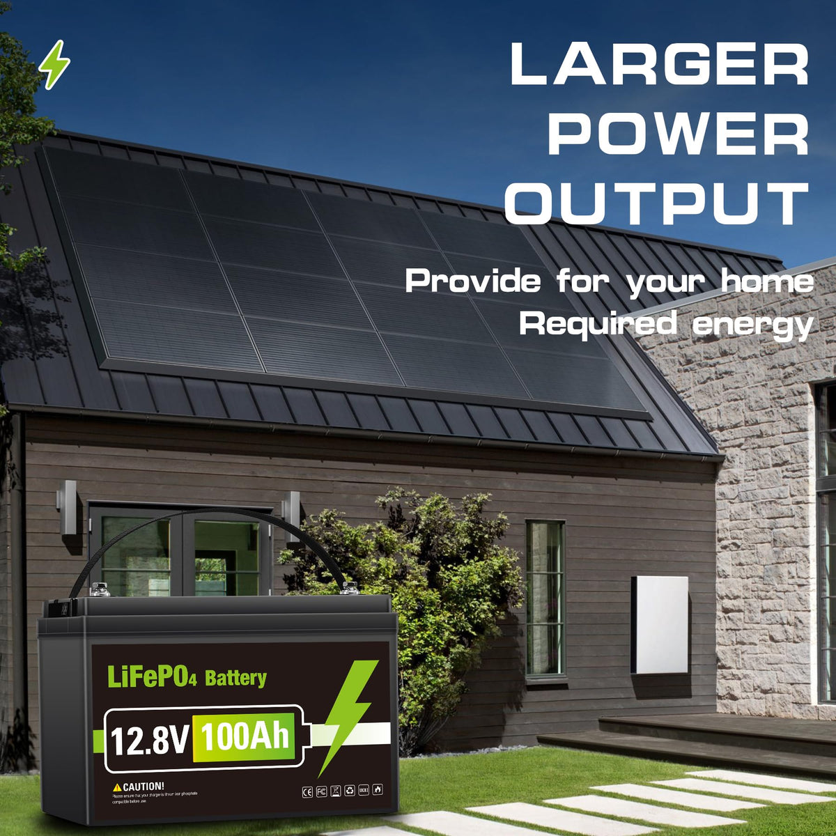 12V 100AH LiFePO4 Lithium Battery K3747