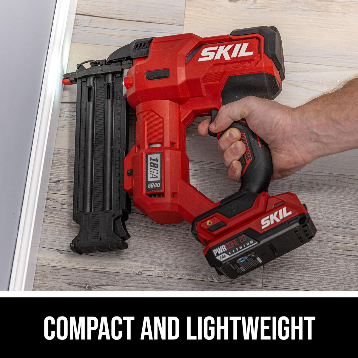 20V 18Ga Brad Nailer Kit with Battery and Charger J1067
