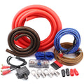 0 Gauge Car Audio Amp Wiring Kit 3000W with Bass Knob O178044