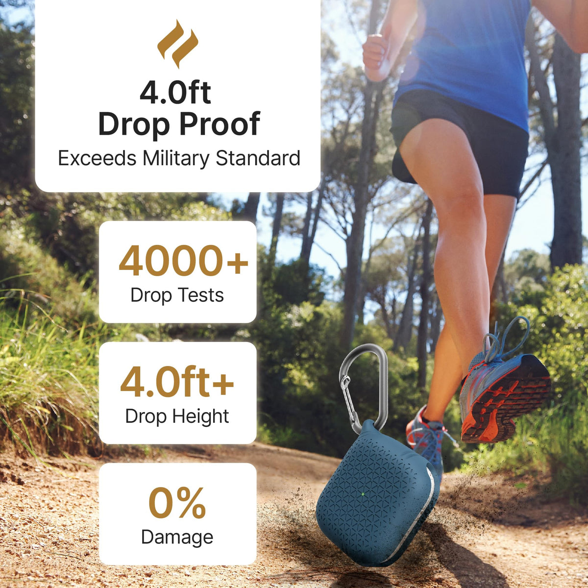 Waterproof AirPods 3rd Generation Case with Carabiner Z39507