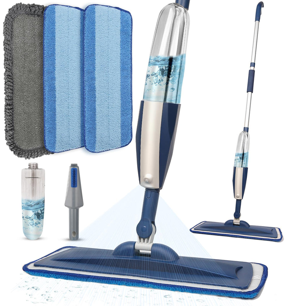 Wet Spray Mop with 14 oz Bottle & 3 Microfiber Pads F952781