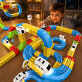 52PCS Electric Train Set 3D Flexible Race Track Toy S308953