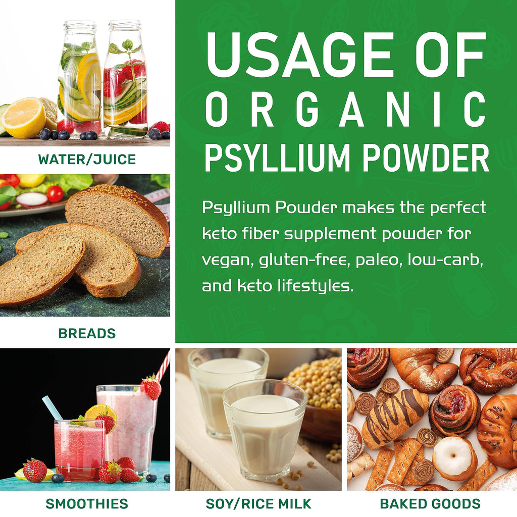 Psyllium Husk Powder 1.75 LB Gluten Free Unflavored A96697