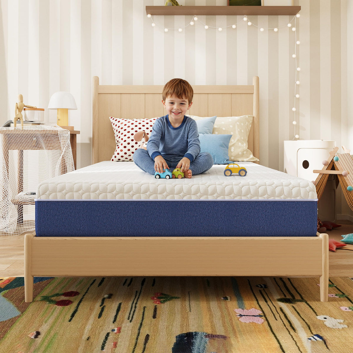 6 Inch Firm Gel Memory Foam Twin Mattress D943