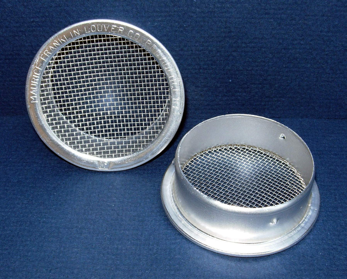 Aluminum 3-Inch Open Screen Vent 4 Pack F91009