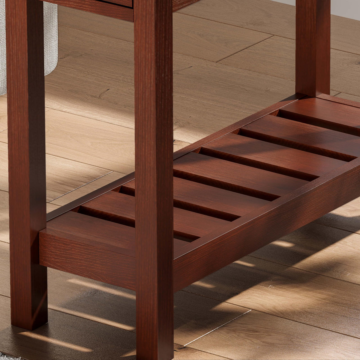 Narrow Side Table with Drawer Set of 2 V863708