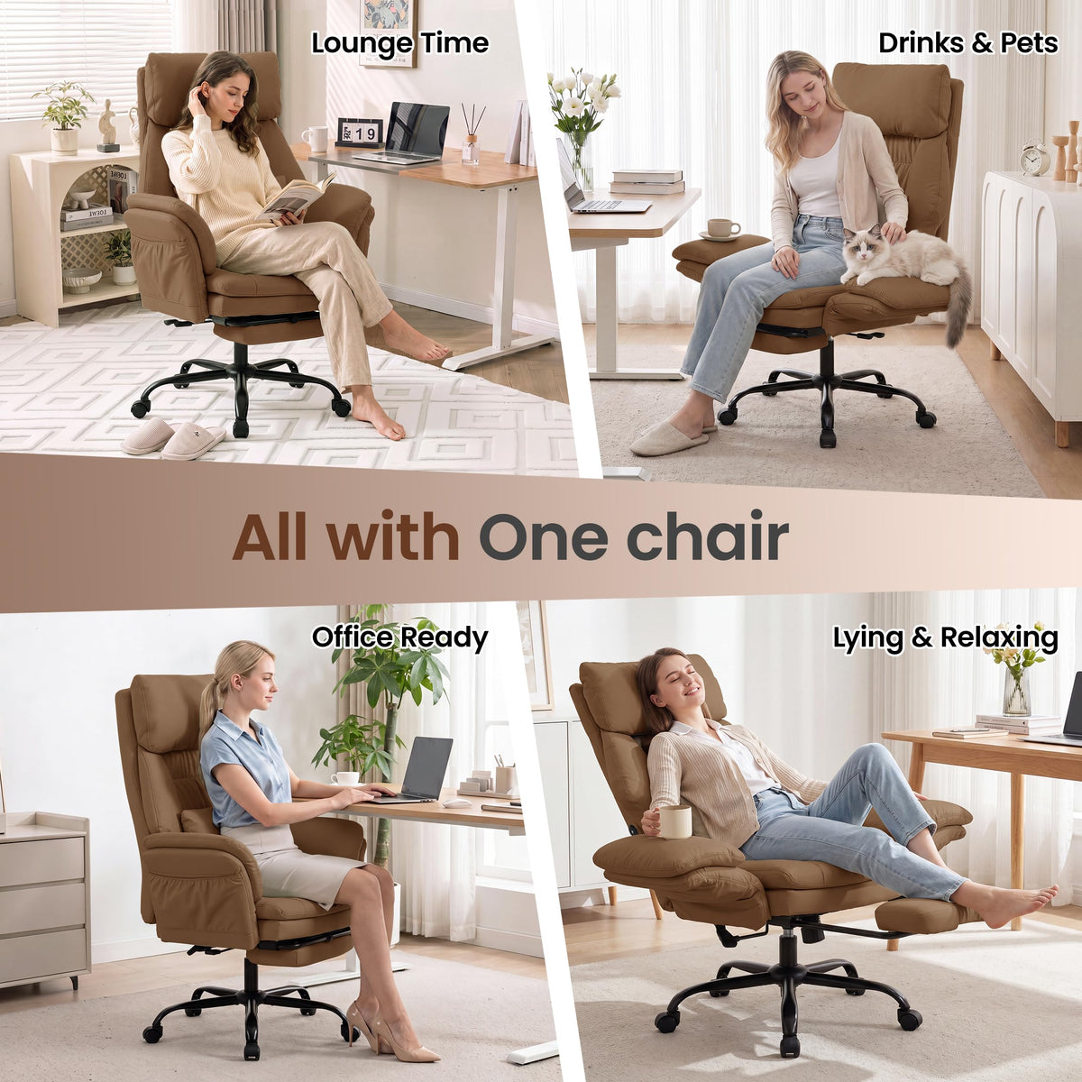 Criss Cross Office Chair with Massage V340720